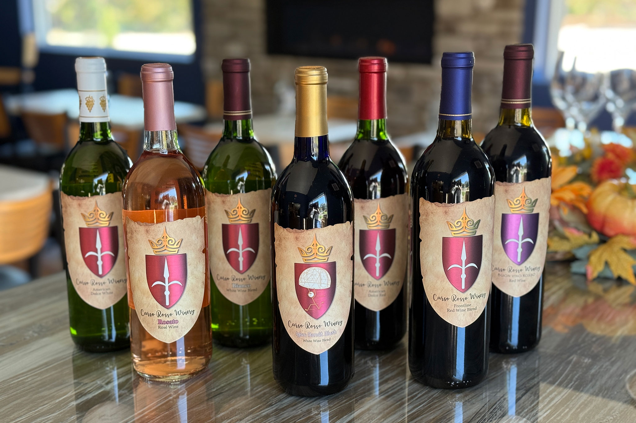 Carso Rosso Winery wine portfolio
